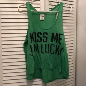 Victoria’s Secret Pink St Patrick’s tank